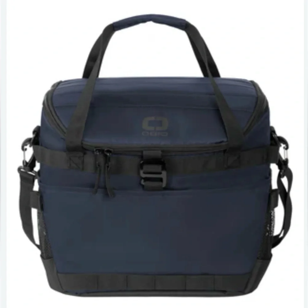 New OGIO 24 Pack-Cooler In Navy Blue/Black * Embroidered Logo